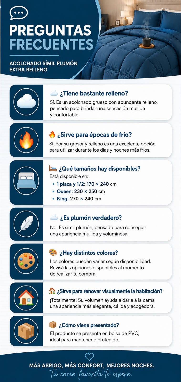 Acolchado s&iacute;mil plum&oacute;n extra relleno para dormitorio